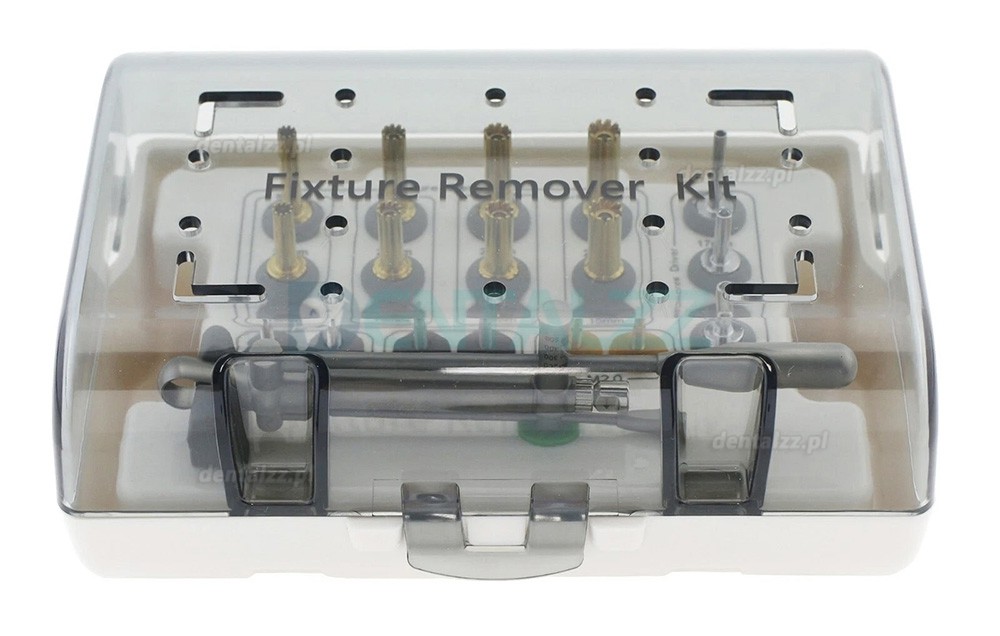 Zestaw Usuwania Implantów z Kluczem Dynamometrycznym i Grzechotką Zestaw Usuwania Implantów z Kluczem Dynamometrycznym i Grzechotką